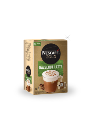 NESCAFE GOLD CAPUCCINO HAZELNUT LATTE 8X17G