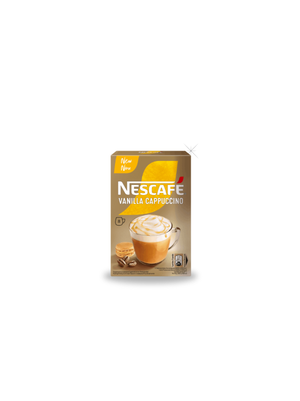 NESCAFE CAPPUCCINO VANILLA  8X18,5G 640