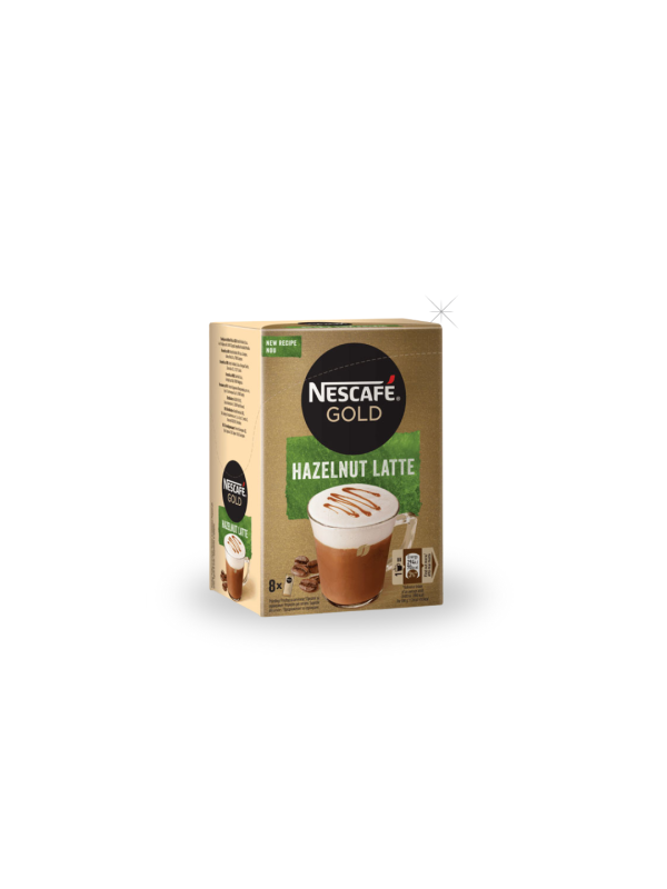 NESCAFE GOLD CAPUCCINO HAZELNUT LATTE 8X17G 587